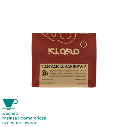 Klaro Tanzania Sambewe filter 250 g | CoffeeLove