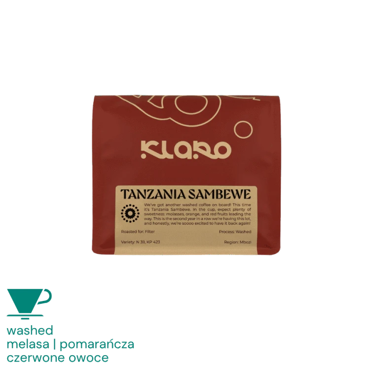 Klaro Tanzania Sambewe filter 250 g | CoffeeLove