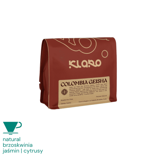 Klaro Kolumbia Geisha La Cabaña filter 200 g | CoffeeLove
