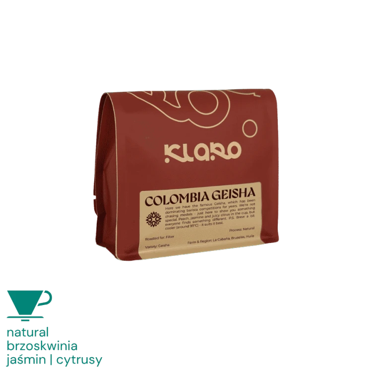 Klaro Kolumbia Geisha La Cabaña filter 200 g | CoffeeLove