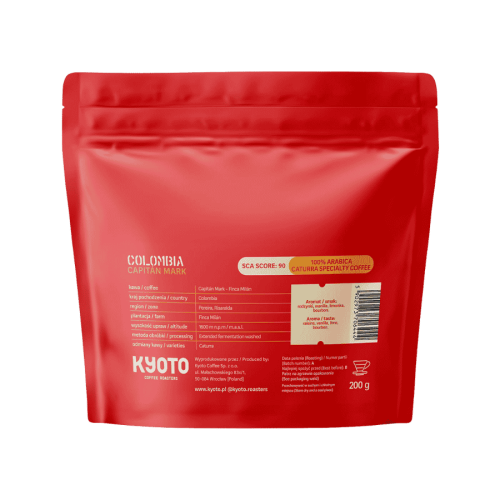 Kyoto Kolumbia Capitan Mark filter 200 g | CoffeeLove