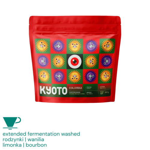 Kyoto Kolumbia Capitan Mark filter 200 g | CoffeeLove
