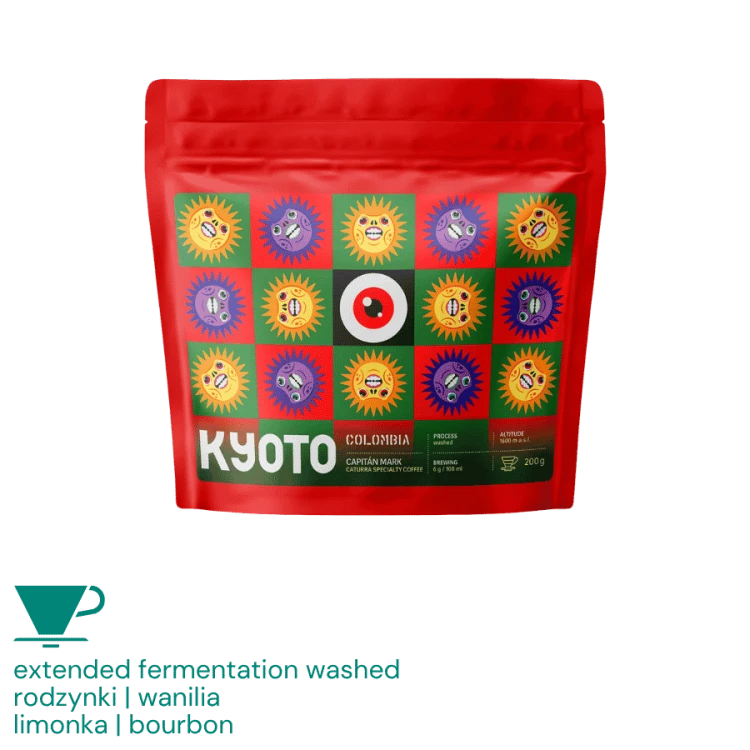 Kyoto Kolumbia Capitan Mark filter 200 g | CoffeeLove