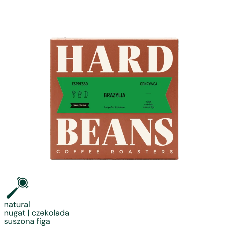 Hard Beans Brazylia Campo Das Vertentes 250 g | CoffeeLove