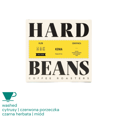 Hard Beans Kenia Odkrywca Mugaya filter 250 g | CoffeeLove