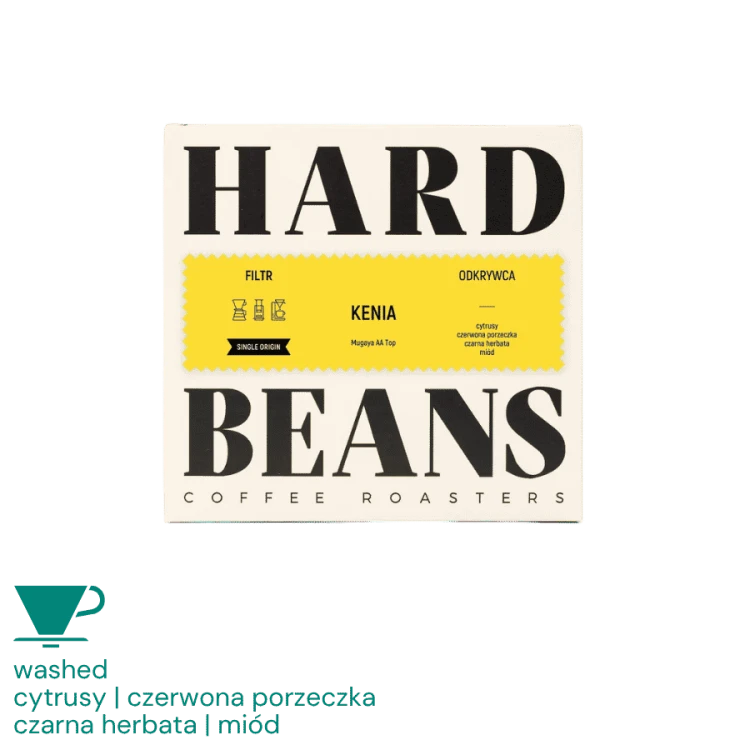 Hard Beans Kenia Odkrywca Mugaya filter 250 g | CoffeeLove