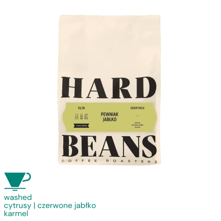 Hard Beans Kolumbia Pewniak Jabłko filter 250 g | CoffeeLove