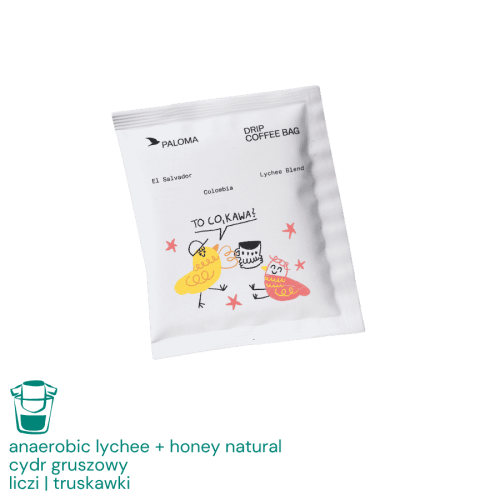 Paloma Coffee Lychee Blend drip bag 12 g | CoffeeLove