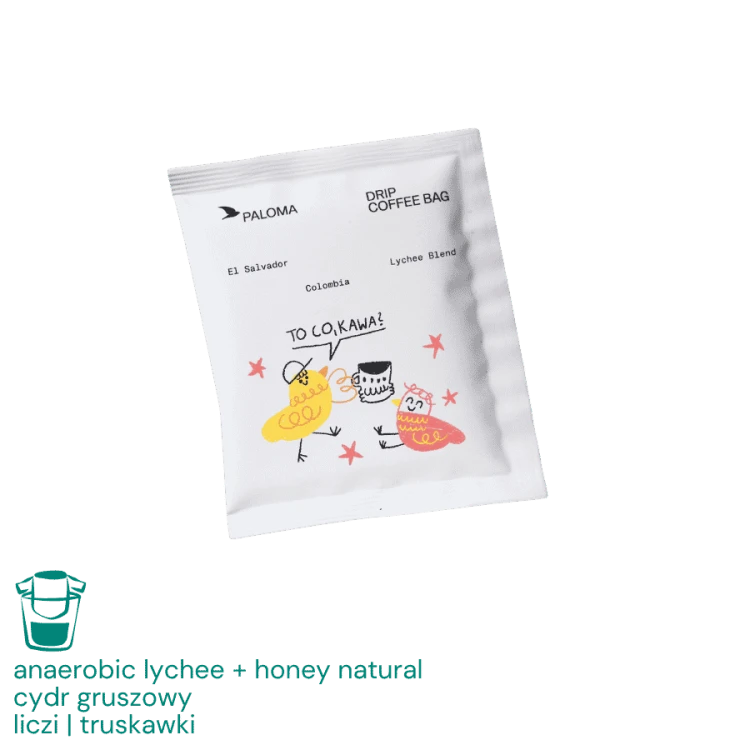Paloma Coffee Lychee Blend drip bag 12 g | CoffeeLove