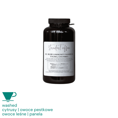 Standout Kolumbia El Rubí Community Washed filter 250 g | CoffeeLove