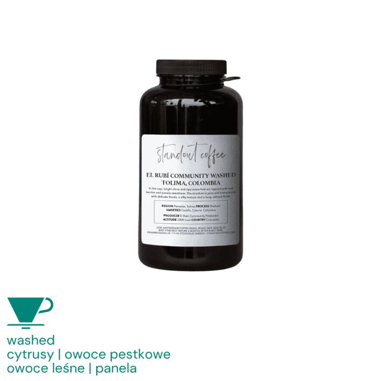 Standout Kolumbia El Rubí Community Washed filter 250 g | CoffeeLove