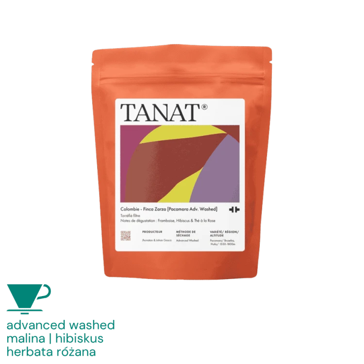 Tanat Coffee Kolumbia Finca Zarza [Pacamara Advanced Washed] filter 200 g | CoffeeLove