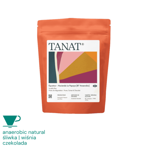 Tanat Coffee Ekwador Hacienda la Papaya [B7 Anaerobic] filter 200 g | CoffeeLove