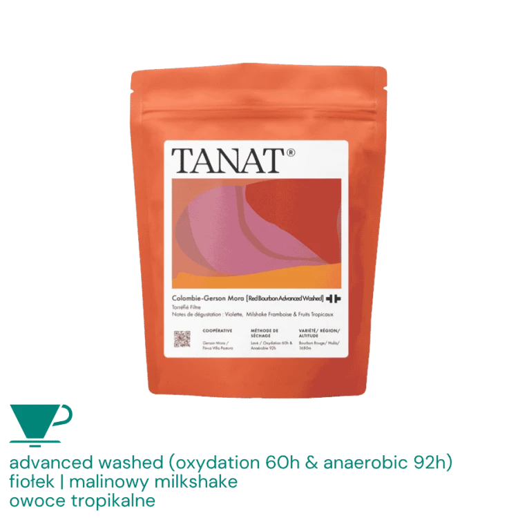 Tanat Coffee Kolumbia Gerson Mora [Red Bourbon Advanced Washed] filter 200 g | CoffeeLove