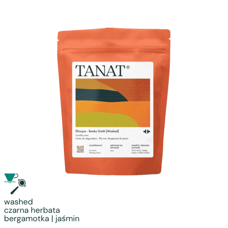 Tanat Coffee Etiopia Banko Gotiti [Washed] omniroast 200 g | CoffeeLove