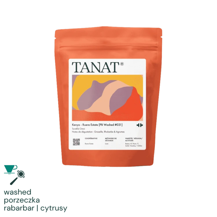 Tanat Coffee Kenia Ruera Estate [PB Washed #031] omniroast 200 g | CoffeeLove