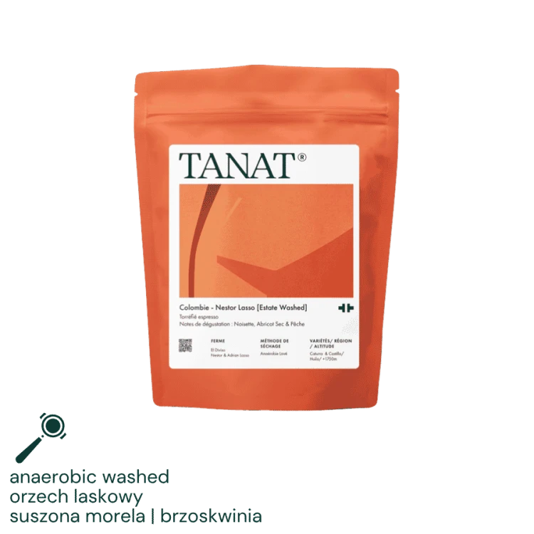 Tanat Coffee Kolumbia Nestor Lasso [Estate Washed] 200 g | CoffeeLove