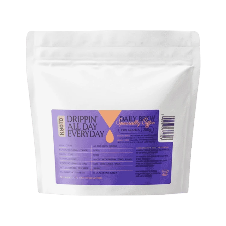 Kyoto Drippin All Day Everyday Kenia filter 250 g | CoffeeLove