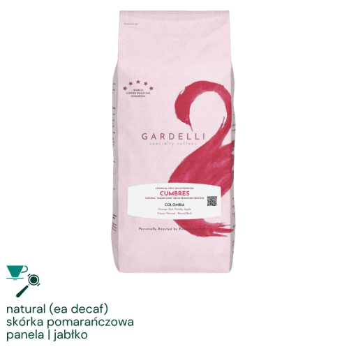 Gardelli Kolumbia Cumbres omniroast decaf 1 kg | CoffeeLove