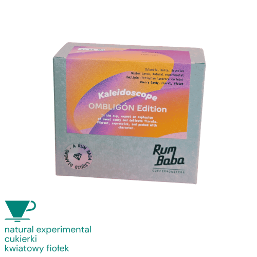 Rum Baba Kolumbia Kaleidoscope Ombligon filter 175 g | CoffeeLove