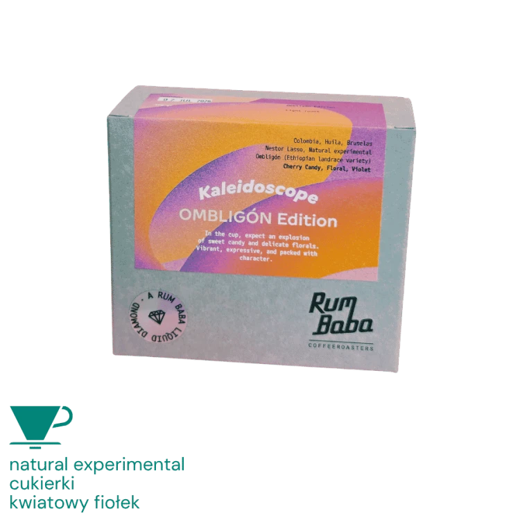 Rum Baba Kolumbia Kaleidoscope Ombligon filter 175 g | CoffeeLove