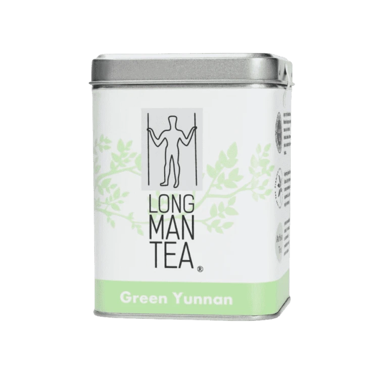 Long Man Tea Green Yunnan herbata sypana w puszce 120g | CoffeeLove
