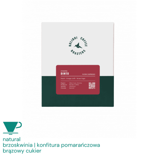 Kolibri Etiopia Dimtu filter 250 g | CoffeeLove