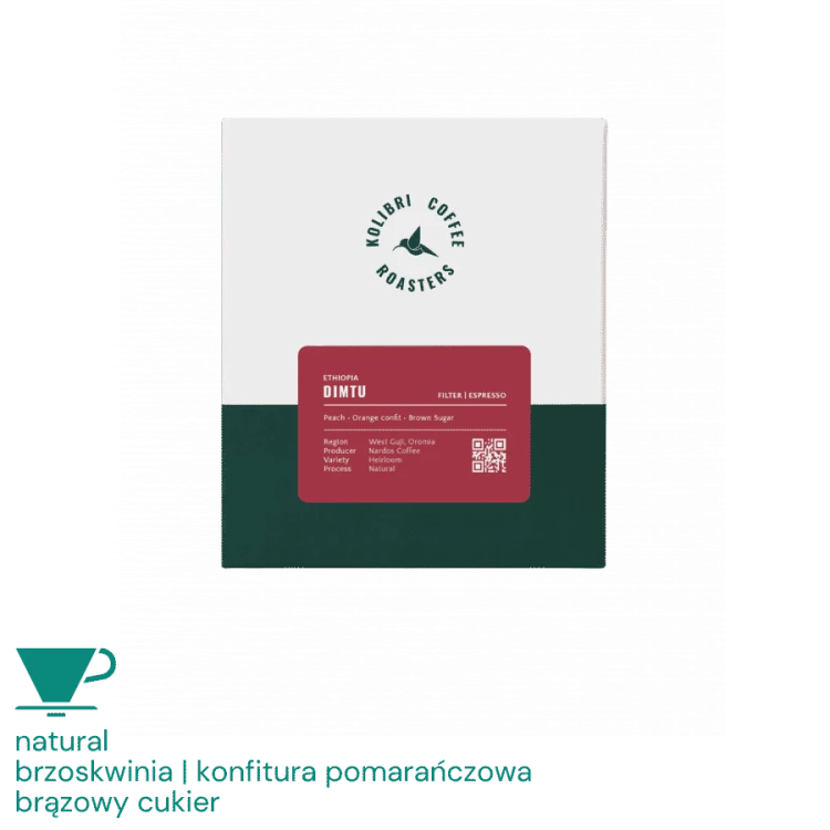 Kolibri Etiopia Dimtu filter 250 g | CoffeeLove