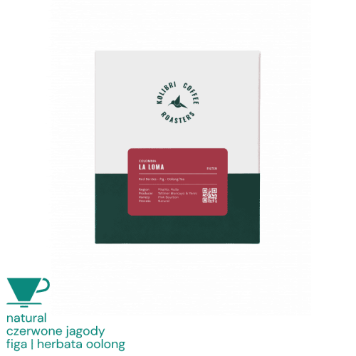 Kolibri Kolumbia La Loma filter 250 g | CoffeeLove