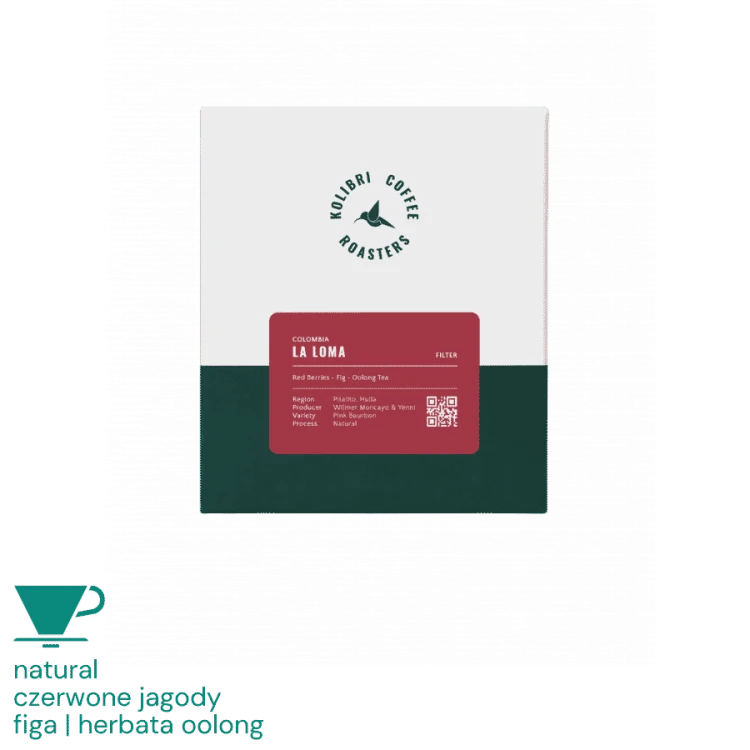 Kolibri Kolumbia La Loma filter 250 g | CoffeeLove