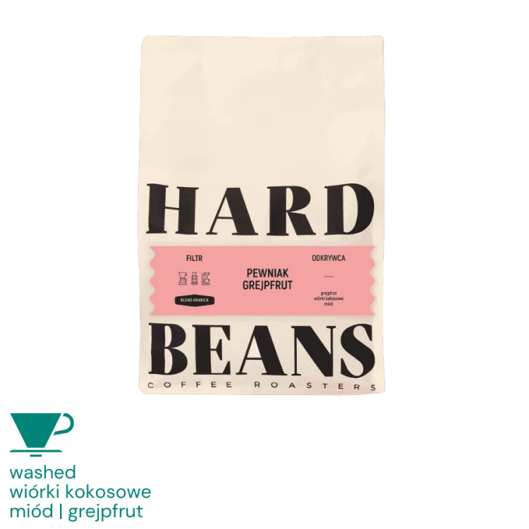 Hard Beans Blend Pewniak Grejpfrut filter 1 kg | CoffeeLove