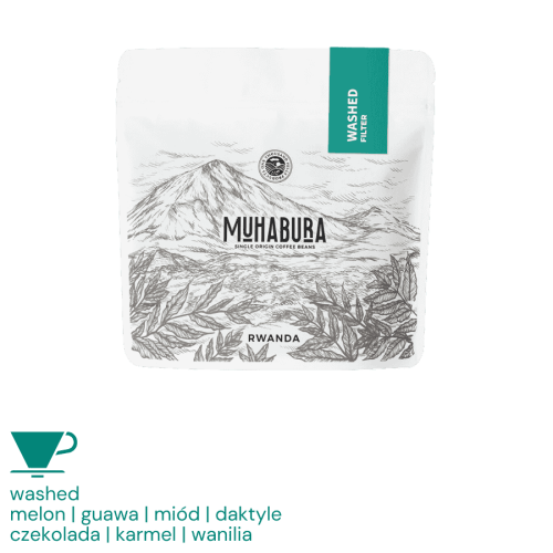 1000 Hills Muhabura Rwanda washed filtr 250g kawa ziarnista Speciality | CoffeeLove