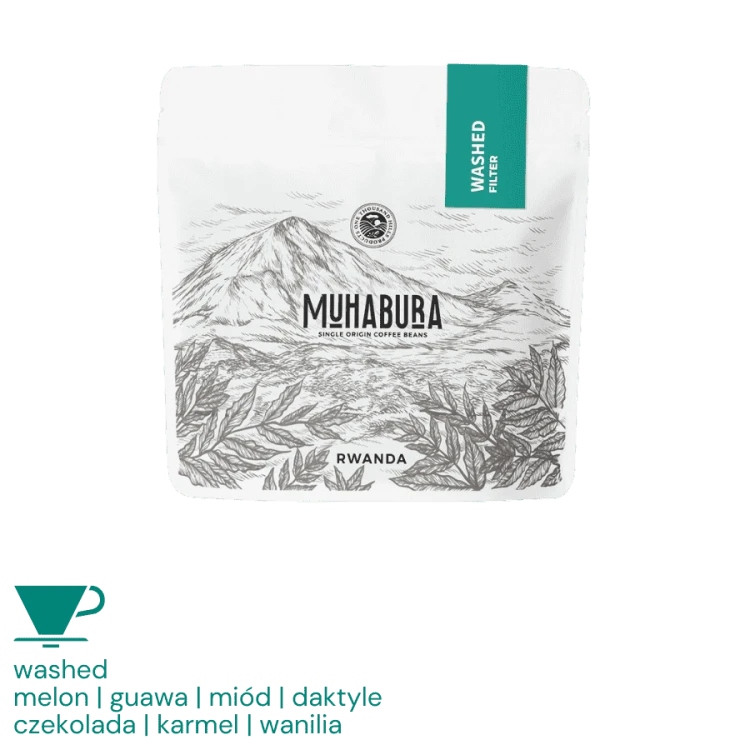1000 Hills Muhabura Rwanda washed filtr 250g kawa ziarnista Speciality | CoffeeLove