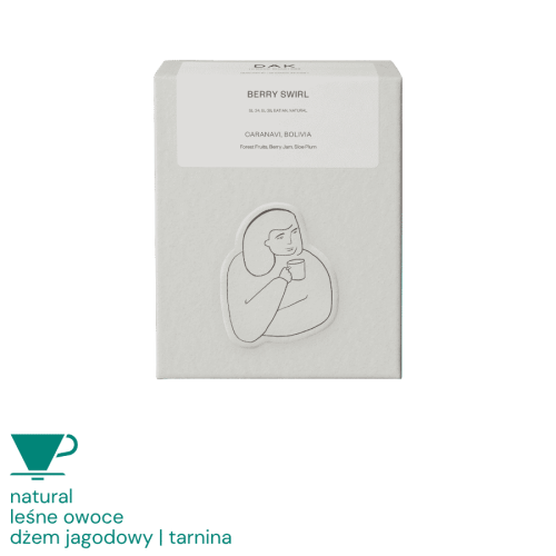 DAK Boliwia Berry Swirl filter 200 g | CoffeeLove