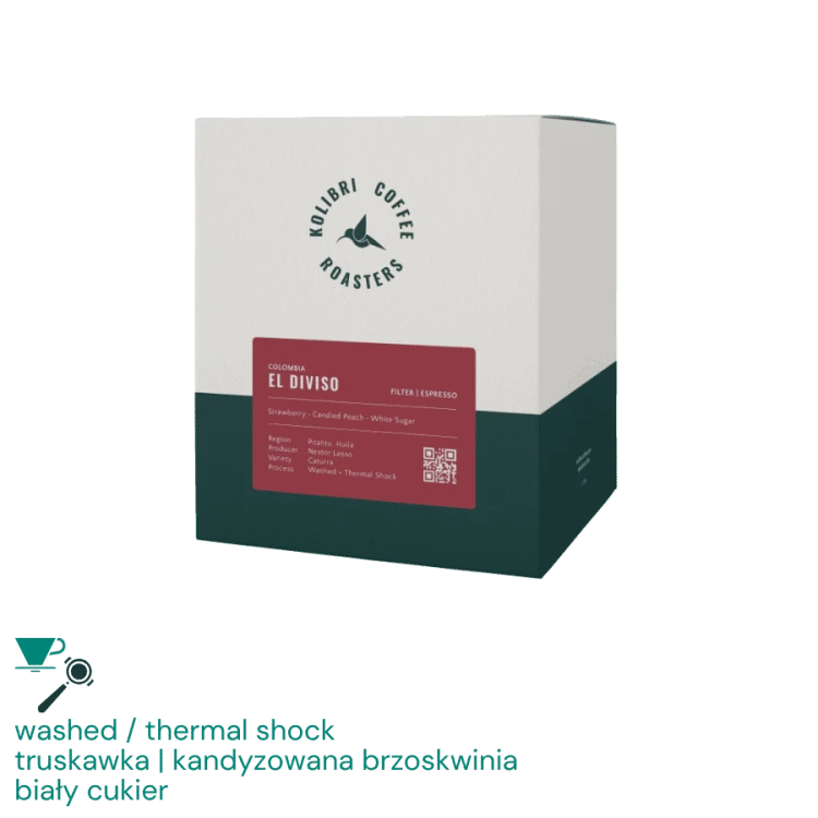 Kolibri Kolumbia El Diviso filter 250 g | CoffeeLove