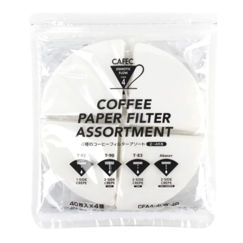 Cafec Coffee Paper Filter assortment Cup 4 | CoffeeLove