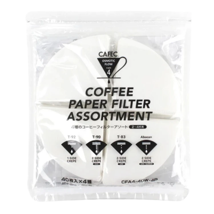 Cafec Coffee Paper Filter assortment Cup 4 | CoffeeLove