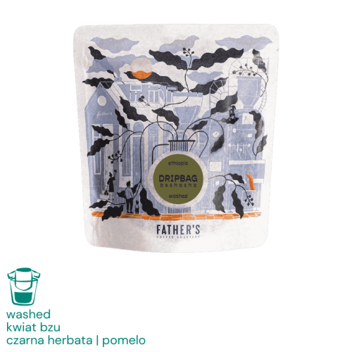 Father's Coffee Etiopia Beshasha Drip Coffee Bag 5 saszetek x 12 g | CoffeeLove