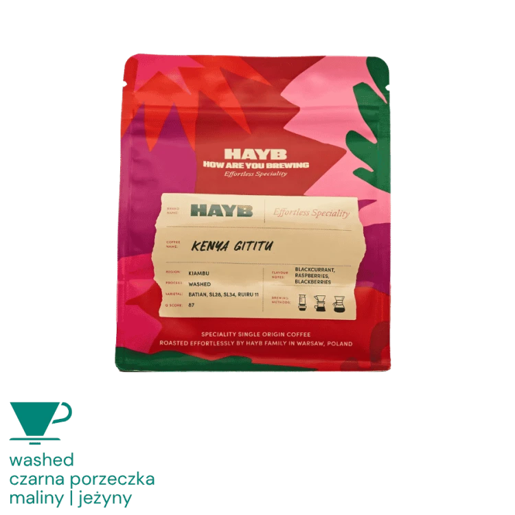 HAYB Kenia Gititu filter 250 g | CoffeeLove