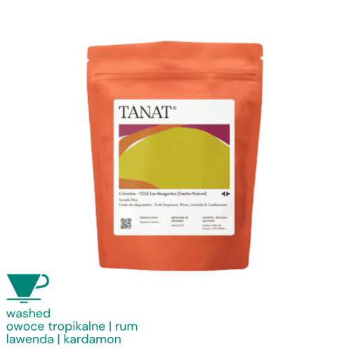 Tanat Coffee Kolumbia CGLE Las Margaritas [Geisha Natural] filter 100 g | CoffeeLove