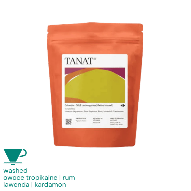 Tanat Coffee Kolumbia CGLE Las Margaritas [Geisha Natural] filter 100 g | CoffeeLove