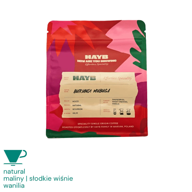 HAYB Burundi Mubuga filter 250 g | CofrfeeLove