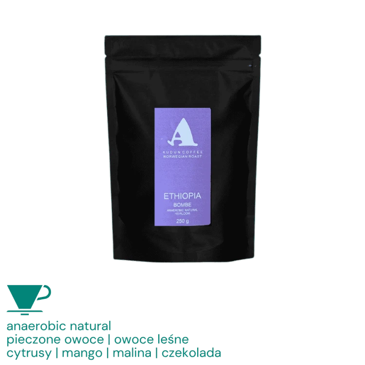 Audun Etiopia Bombe filter 250 g | CoffeeLove