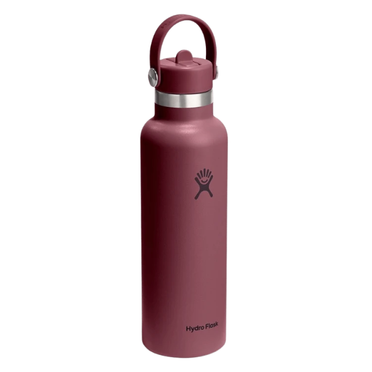 Hydro Flask 621 ml Flex Straw Cap Burgundy | CoffeeLove