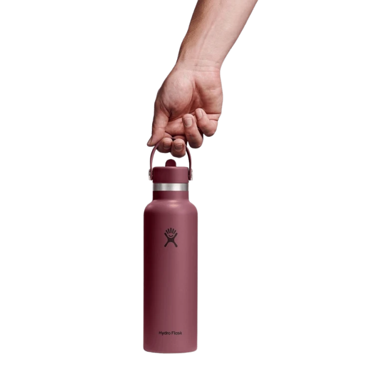 Hydro Flask 621 ml Flex Straw Cap Burgundy | CoffeeLove