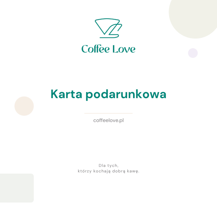 bon podarunkowy | CoffeeLove