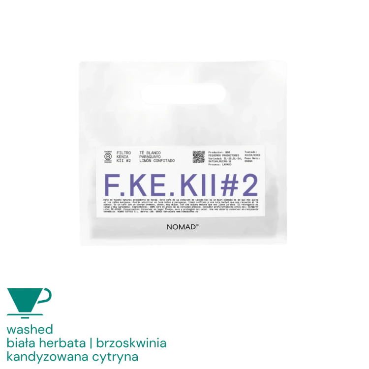 Nomad Coffee Kenia Kii#2 filter 250 g | CoffeeLove