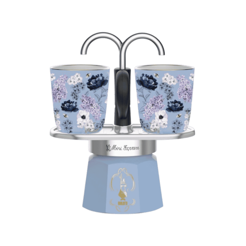 Bialetti - Mini Express Bridgerton 2TZ + 2 Filiżanki 90 ml | CoffeeLove