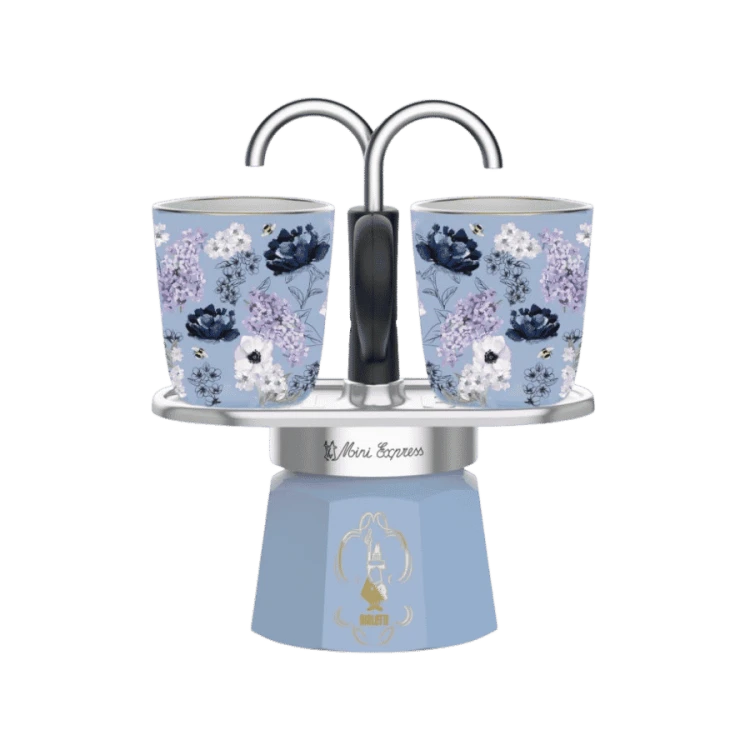 Bialetti - Mini Express Bridgerton 2TZ + 2 Filiżanki 90 ml | CoffeeLove