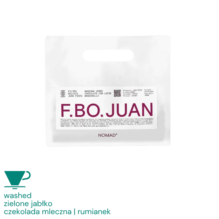 Nomad Coffee Boliwia Juan Pinto filter 250 g | CoffeeLove